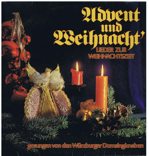 Cover Würzburger Domsingknaben - Advent Und Weihnacht´   Lieder Zur Weihnachtszeit (LP) Schallplatten Ankauf