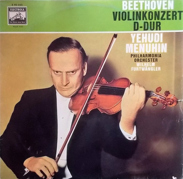 Cover Beethoven* / Yehudi Menuhin, Philharmonia Orchester*, Wilhelm Furtwängler - Violinkonzert D-Dur (LP, Mono) Schallplatten Ankauf