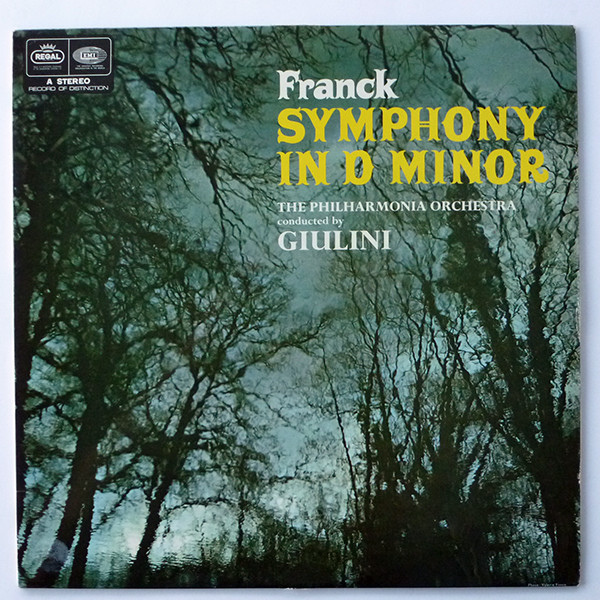Cover César Franck - Carlo Maria Giulini, Philharmonia Orchestra - Symphony In D Minor / Psyché Et Éros (LP, RE) Schallplatten Ankauf