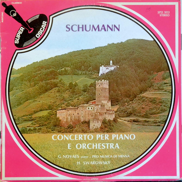 Cover Robert Schumann, H. Swarowsky*, G. Novaes* - Concerto Per Piano E Orchestra (LP) Schallplatten Ankauf
