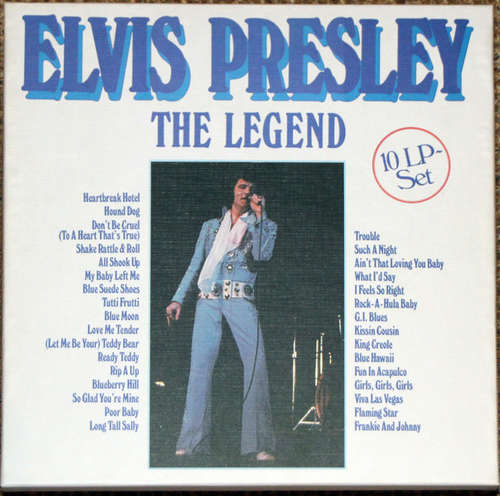Cover Elvis Presley - The Legend (10xLP, Comp + Box) Schallplatten Ankauf