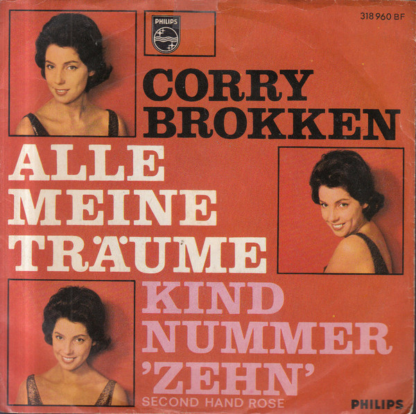 Cover Corry Brokken - Alle Meine Träume (7, Single) Schallplatten Ankauf