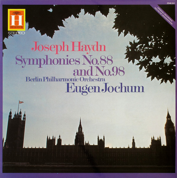 Cover Joseph Haydn - Eugen Jochum, Berlin Philharmonic Orchestra* - Symphonies No. 88 And No. 98 (LP) Schallplatten Ankauf