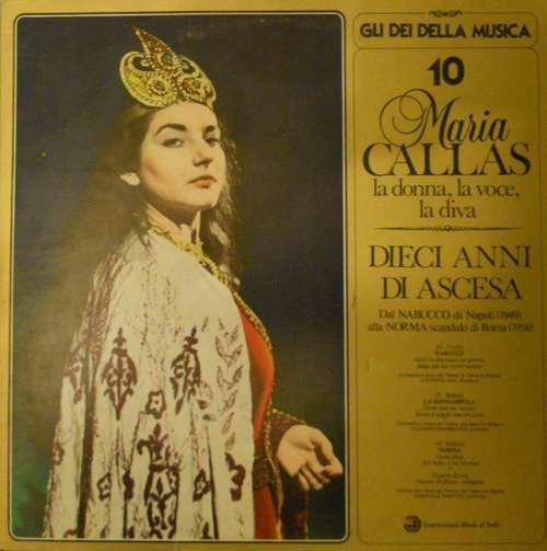 Cover Maria Callas - Dieci Anni Di Ascesa (LP, Comp) Schallplatten Ankauf