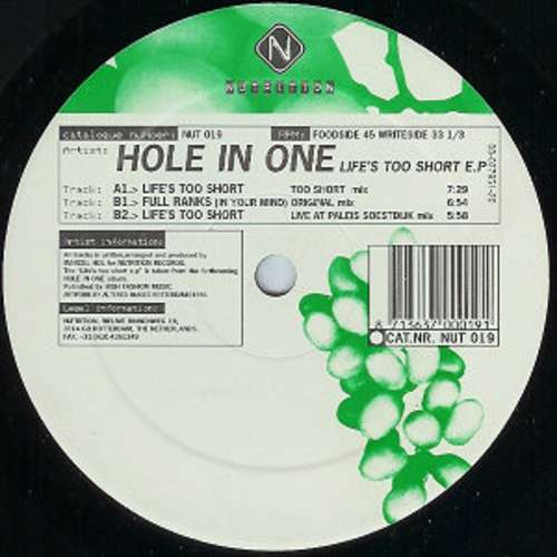 Cover Hole In One - Life's Too Short E.P (12, EP) Schallplatten Ankauf
