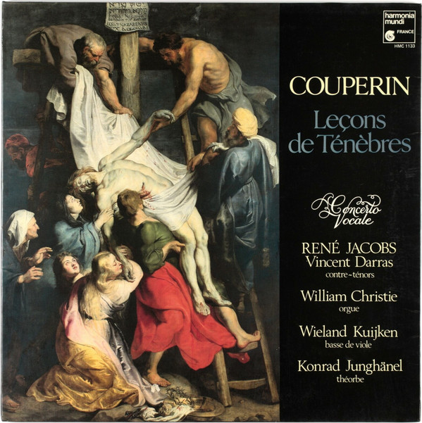 Cover Couperin* - René Jacobs / Vincent Darras / William Christie / Wieland Kuijken / Konrad Junghänel - Leçons De Ténèbres (LP) Schallplatten Ankauf