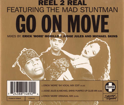 Cover Reel 2 Real Featuring The Mad Stuntman - Go On Move (CD, Maxi) Schallplatten Ankauf