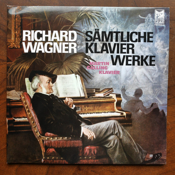 Cover Wagner* - Martin Galling - Sämtliche Klavierwerke (2xLP) Schallplatten Ankauf