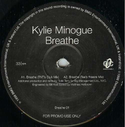 Cover Kylie Minogue - Breathe (12, Promo) Schallplatten Ankauf
