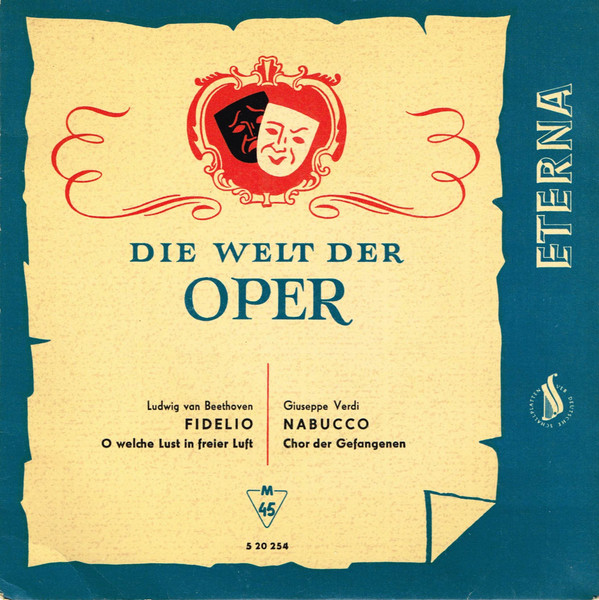 Cover Ludwig Van Beethoven - Giuseppe Verdi - Fidelio / Nabucco (7, Mono) Schallplatten Ankauf