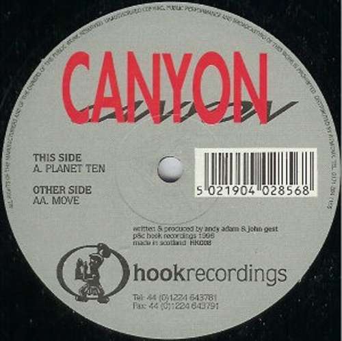 Cover Canyon - Planet Ten / Move (12) Schallplatten Ankauf