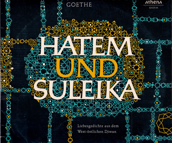Cover Gisela Mattishent, Werner Hinz - Hatem Und Suleika (10, Album) Schallplatten Ankauf