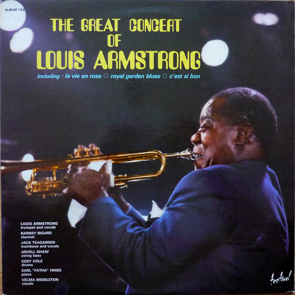 Cover Louis Armstrong - The Great Concert Of Louis Armstrong (2xLP, Gat) Schallplatten Ankauf