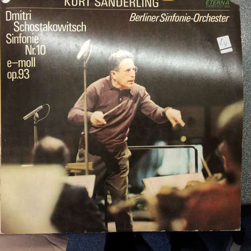 Cover Shostakovich* - Berliner Sinfonie Orchester, Kurt Sanderling - Sinfonie No. 10 E-moll Op.93 (LP) Schallplatten Ankauf