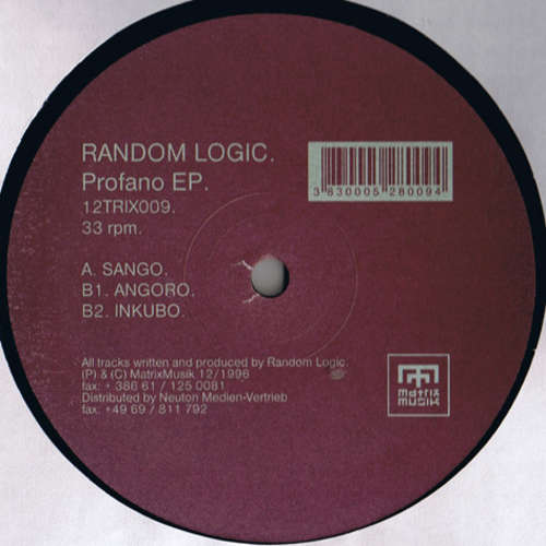 Cover Random Logic - Profano EP (12, EP) Schallplatten Ankauf