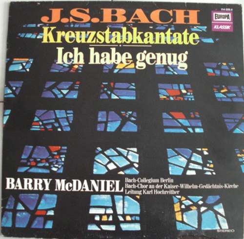 Cover Bach*, Barry McDaniel - Kreuzstabkantate / Ich Habe Genug (LP, Album) Schallplatten Ankauf