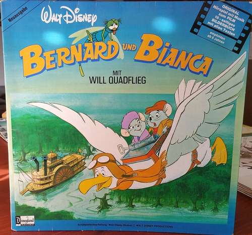 Cover Walt Disney - Bernard Und Bianca (LP) Schallplatten Ankauf