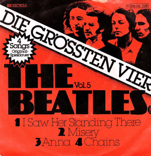 Cover The Beatles - Die Grössten Vier Vol.5 (7, EP) Schallplatten Ankauf