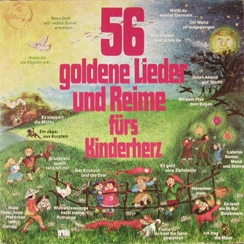 Cover Der Frankfurter Kinderchor* - 56 Goldene Lieder Und Reime Fürs Kinderherz (2xLP, Comp) Schallplatten Ankauf
