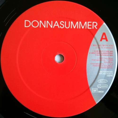 Cover Donna Summer - I Will Go With You (Con Te Partiró) (12) Schallplatten Ankauf