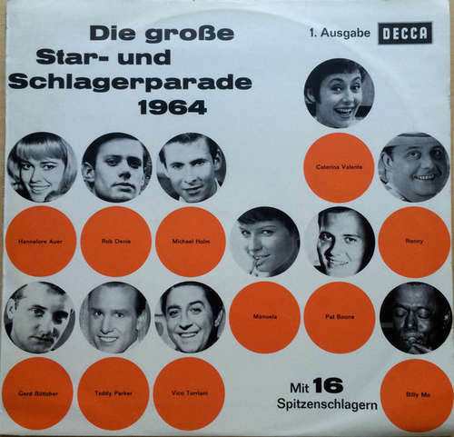 Cover Various - Die Grosse Star- Und Schlagerparade 1964 1. Ausgabe (LP, Comp) Schallplatten Ankauf
