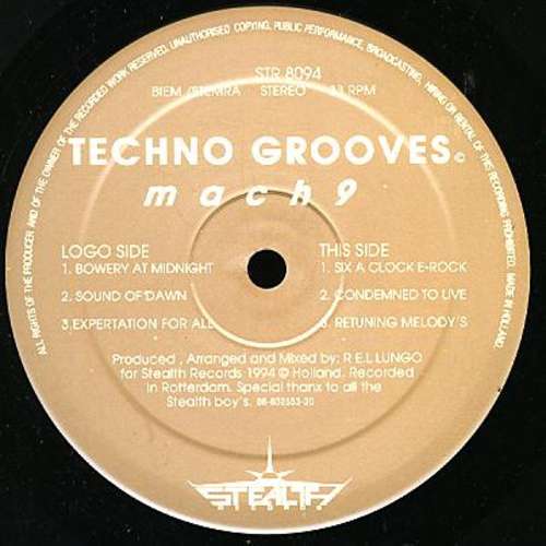 Cover Techno Grooves - Mach 9 (12) Schallplatten Ankauf