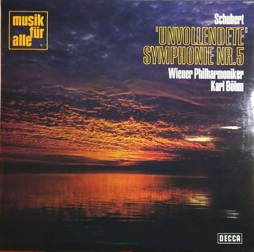 Cover Wiener Philharmoniker, Karl Böhm, Schubert* - Unvollendete   Symphonie Nr. 5 (LP, Ele) Schallplatten Ankauf