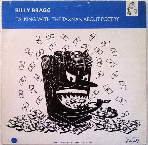 Cover Billy Bragg - Talking With The Taxman About Poetry (LP, Album) Schallplatten Ankauf