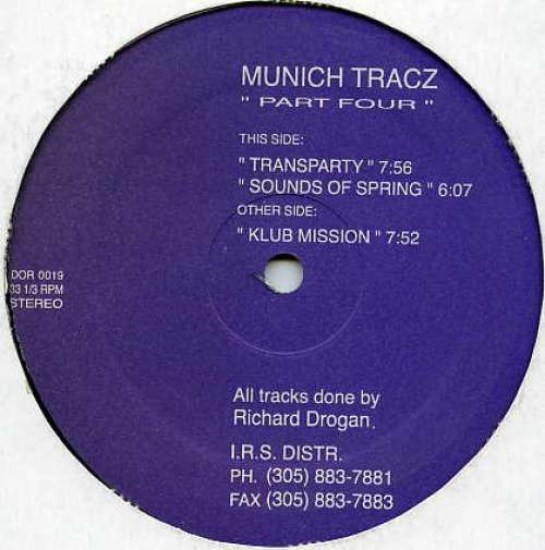 Cover Munich Tracz - Part Four (12) Schallplatten Ankauf