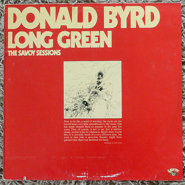 Cover Donald Byrd - Long Green (LP, Album, RE) Schallplatten Ankauf