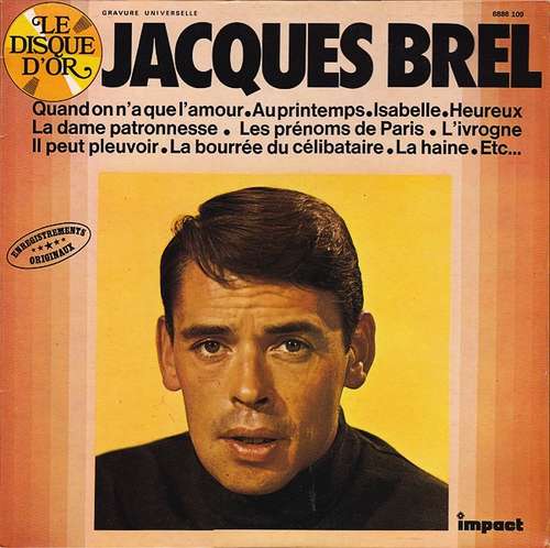 Cover Jacques Brel Schallplatten Ankauf