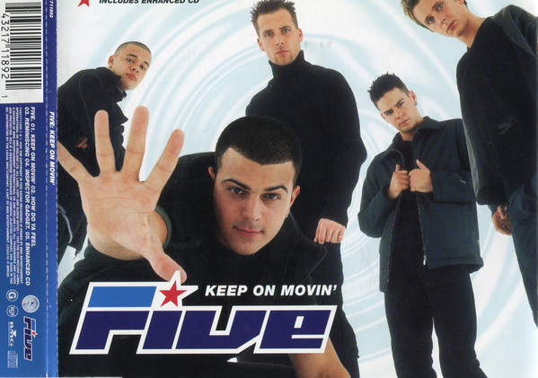 Cover zu Five - Keep On Movin' (CD, Maxi, Enh) Schallplatten Ankauf