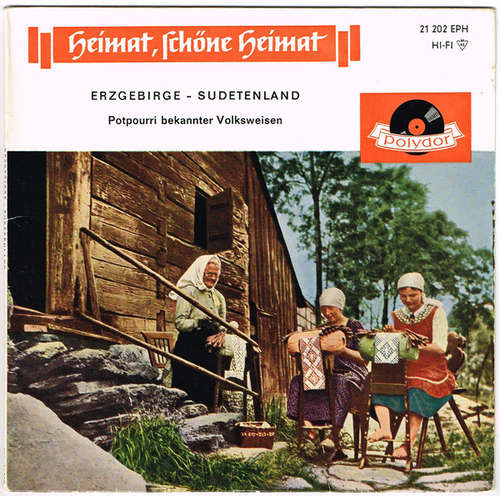 Cover Various - Erzgebirge - Sudetenland - Potourri Bekannter Volksweisen (7, EP) Schallplatten Ankauf