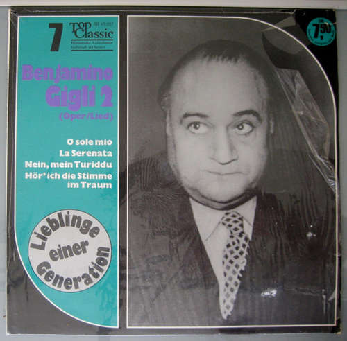 Cover Benjamino Gigli* - Benjamino Gigli II  (Oper / Lied) (LP, Comp) Schallplatten Ankauf