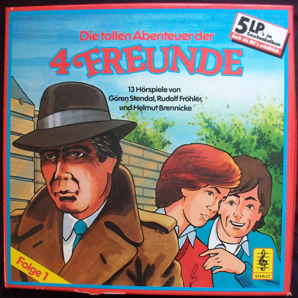 Cover Gören Stendal, Rudolf Fröhler, Helmut Brennicke - Die Tollen Abenteuer Der 4 Freunde - Folge 1 (5xLP + Box) Schallplatten Ankauf
