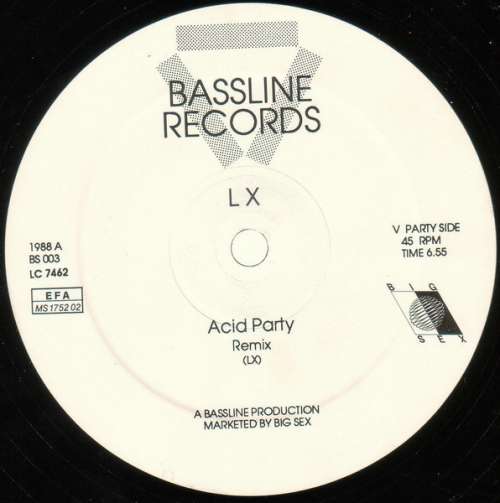 Cover LX - Acid Party (12) Schallplatten Ankauf