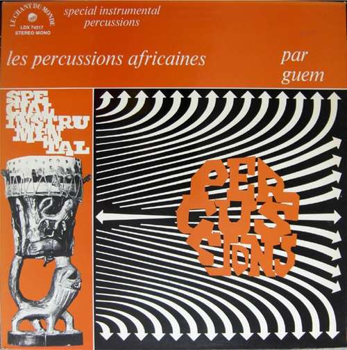 Cover Guem - Les Percussions Africaines (LP, Album, Gat) Schallplatten Ankauf