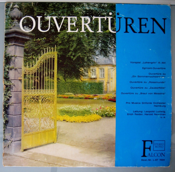 Cover Pro Musica Sinfonie Orchester Hamburg*, Leopold Ludwig, Erich Reider, Harold Newman - Ouvertüren (LP) Schallplatten Ankauf
