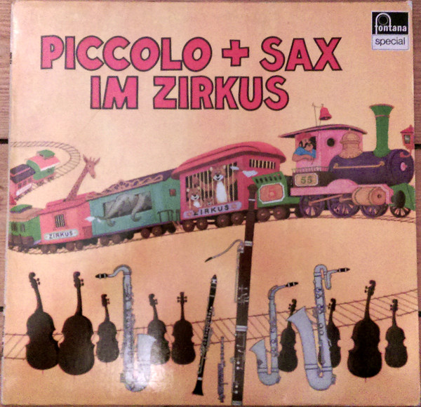 Cover André Popp - Piccolo + Sax Im Zirkus (LP) Schallplatten Ankauf