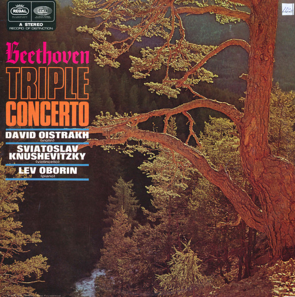 Cover Ludwig van Beethoven, David Oistrach, Sviatoslav Knushevitsky, Lev Oborin - Beethoven Triple Concerto (LP, Comp) Schallplatten Ankauf