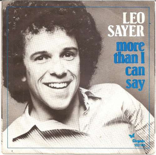 Cover Leo Sayer - More Than I Can Say (7, Single) Schallplatten Ankauf