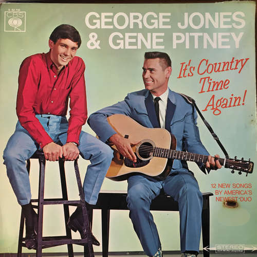 Cover George Jones (2) And Gene Pitney - It's Country Time Again! (LP, Album) Schallplatten Ankauf