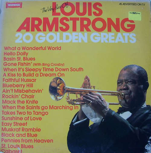 Cover Louis Armstrong - The Very Best Of Louis Armstrong 20 Golden Greats (LP) Schallplatten Ankauf
