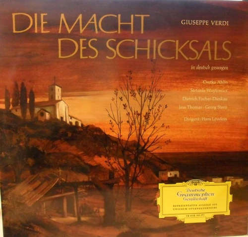 Cover Giuseppe Verdi - Cvetka Ahlin • Stefania Woytowicz • Dietrich Fischer-Dieskau - Die Macht Des Schicksals (LP) Schallplatten Ankauf