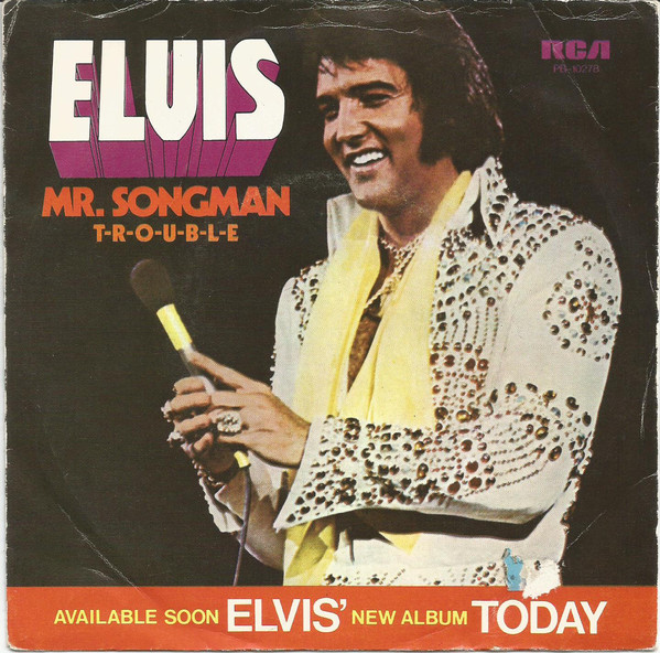 Cover Elvis Presley - T-R-O-U-B-L-E (7, Single) Schallplatten Ankauf