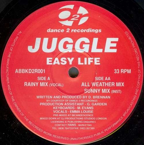 Cover Juggle - Easy Life (12) Schallplatten Ankauf