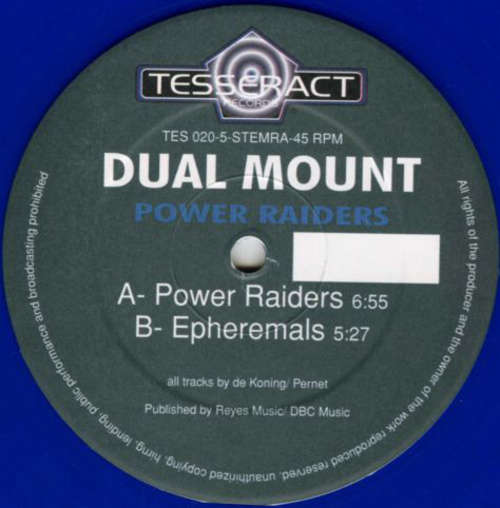 Cover Dual Mount - Power Raiders (12, Blu) Schallplatten Ankauf