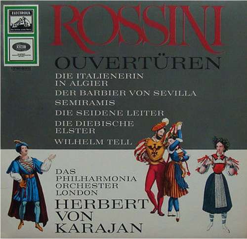 Cover Rossini*, Das Philharmonia Orchester London*, Herbert von Karajan - Rossini-Ouvertüren (LP) Schallplatten Ankauf