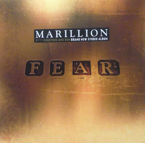 Cover Marillion - FEAR (F*** Everyone And Run) (2xLP, Album) Schallplatten Ankauf