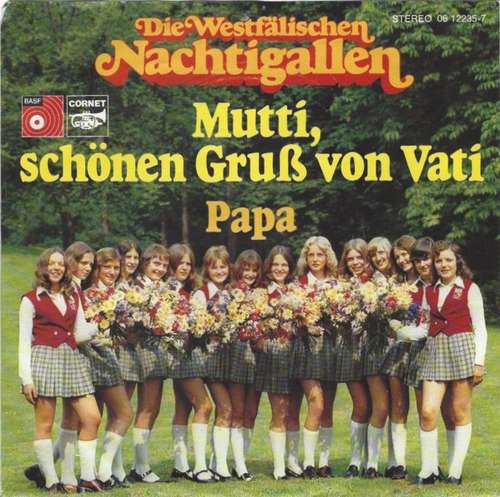 Cover Die Westfälischen Nachtigallen - Mutti, Schönen Gruß von Vati (7, Single) Schallplatten Ankauf